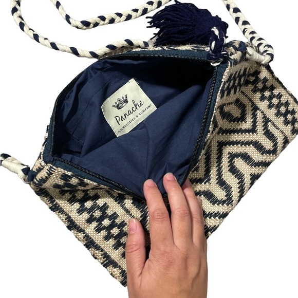 Panache Stunning Woven Purse Cross Body Bag - Picture 3 of 4
